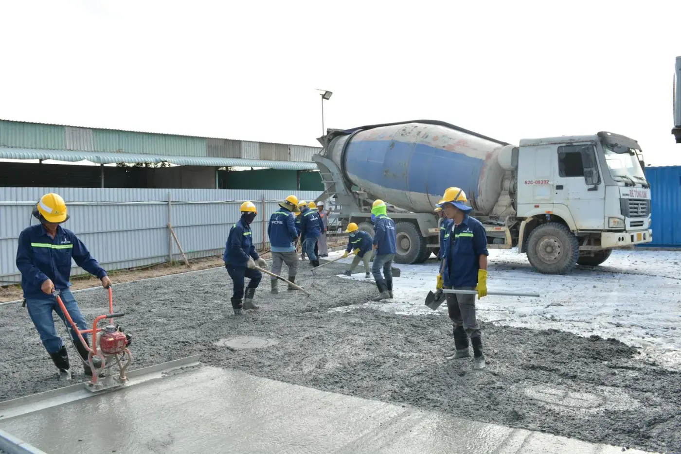 Concrete Contractor work-scene stock image for Pittsburgh planning